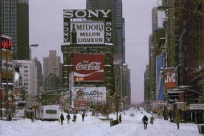 New York - Snow in Times Square