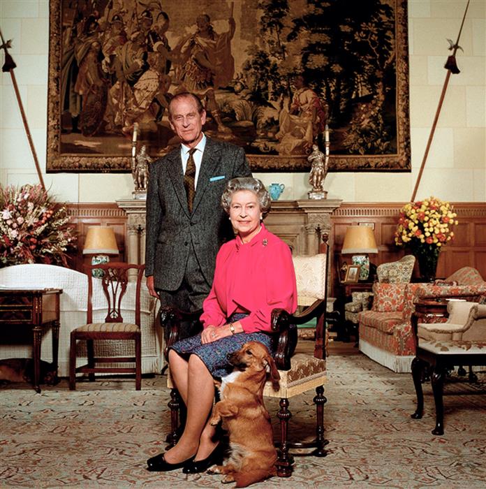 HM Queen Elizabeth  11 and  HRH Prince Philip