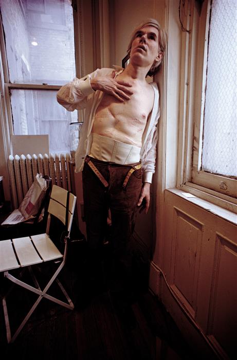 Semi-nude Andy Warhol 1969