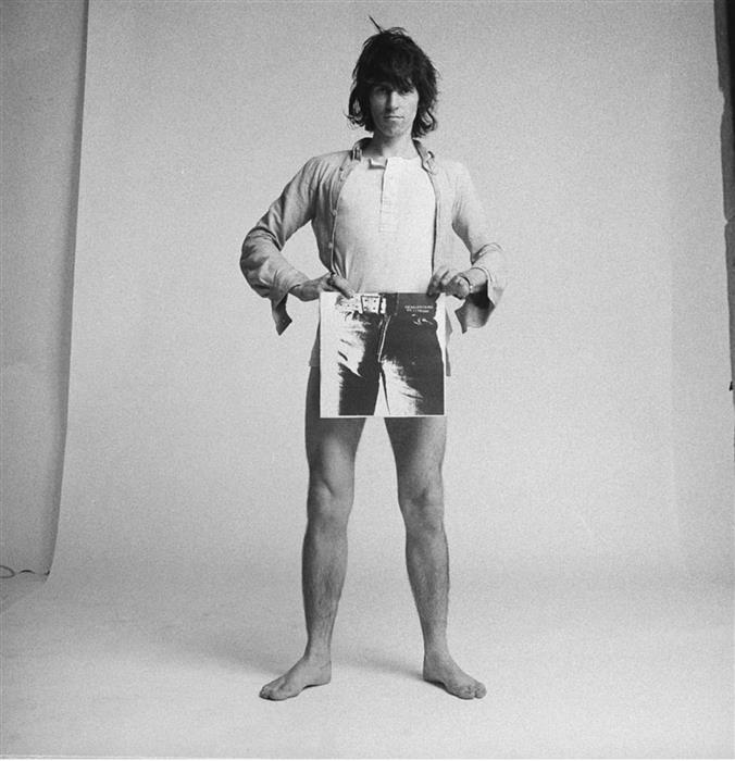 Keith Richards Sticky Fingers Promo Shoot Front View 