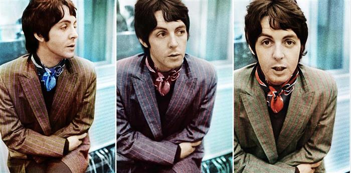  Sir Paul McCartney CH MBE  Triptych 
