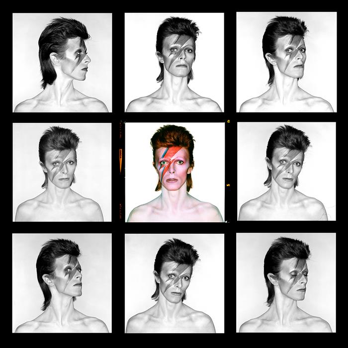 David Bowie,Aladdin Sane Contact Sheet  London 1973