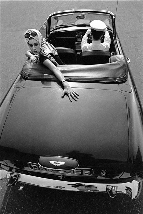 Girl over Car Boot ,For Queen Magazine 1965 