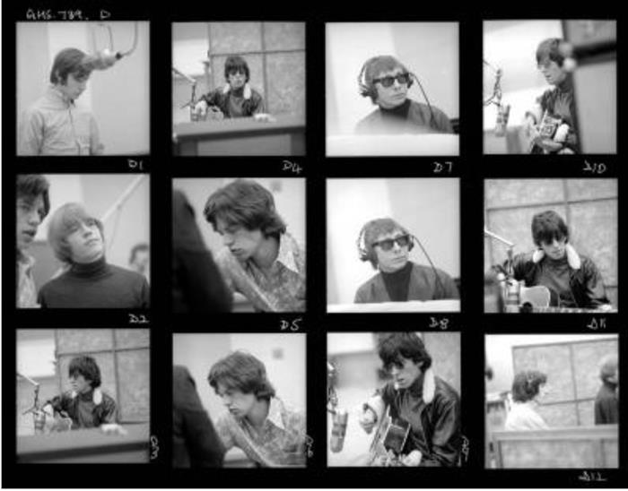 The Rolling Stones Contact Sheet 