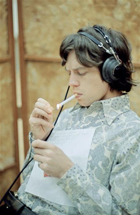 Mick Jagger of The Rolling Stones  RCA Studio  Hollywood 