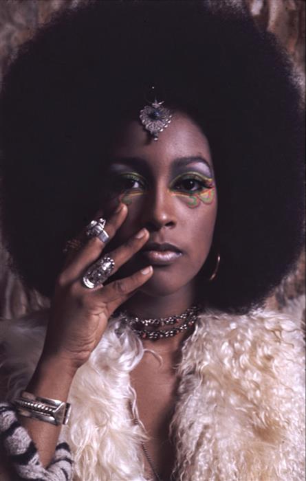 Portrait of Marsha Hunt - star of 'Hair' musical, 1968