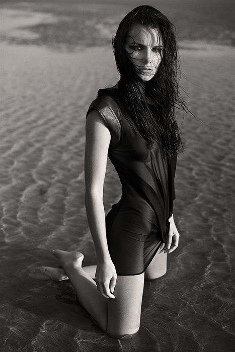 Laure on the Beach 