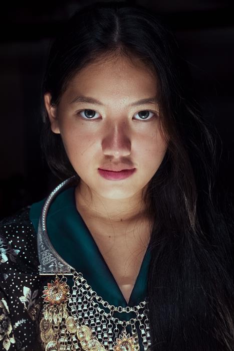 Portrait of Nalee in Luang Prabang ,Loas 