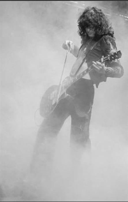Jimmy Page Florida 1977.  Print size 48x72inches 